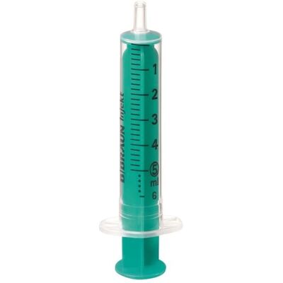 Braun Injekt Solo Spritze 5 ml - Einweg, Graduierung, Steril Braun Injekt Solo Spritze 5 ml - Einweg, Graduierung, Steril