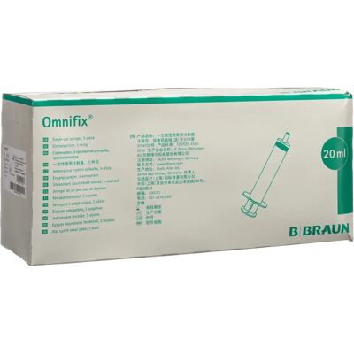 B.Braun Omnifix Solo Sprøyte 20ml - Luer Lock Steril B.Braun Omnifix Solo Sprøyte 20ml - Luer Lock Steril