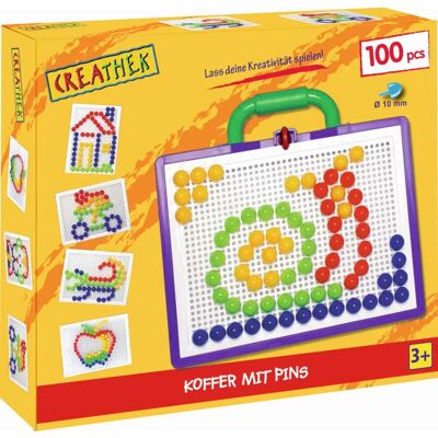Vedes Creathek Koffer - Kreatives Spielzeug mit 100 Pins Vedes Creathek Koffer - Kreatives Spielzeug mit 100 Pins