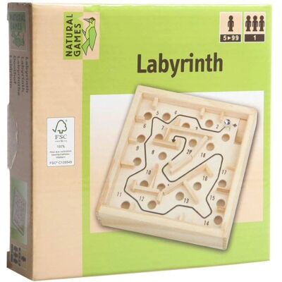 Labirinto in Legno Vedes - 12x12cm - Giocattolo in Legno Labirinto in Legno Vedes - 12x12cm - Giocattolo in Legno