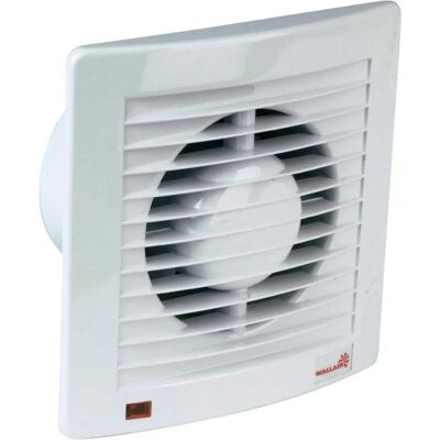 Wallair W-Style 100 Ventilator - 230 V, 95 m³/h, 10 cm Wallair W-Style 100 Ventilator - 230 V, 95 m³/h, 10 cm