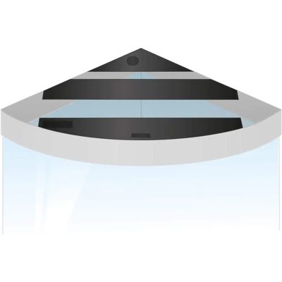 Ensemble de couvercle d'aquarium Juwel Trigon 350 avec 2 tubes - Aquarium Ensemble de couvercle d'aquarium Juwel Trigon 350 avec 2 tubes - Aquarium