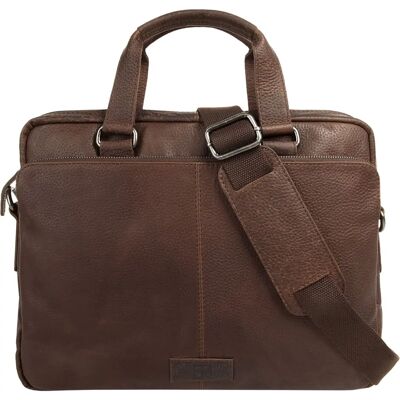 BODENSCHATZ Echtes Leder Aktentasche - 32x29x9 cm BODENSCHATZ Echtes Leder Aktentasche - 32x29x9 cm