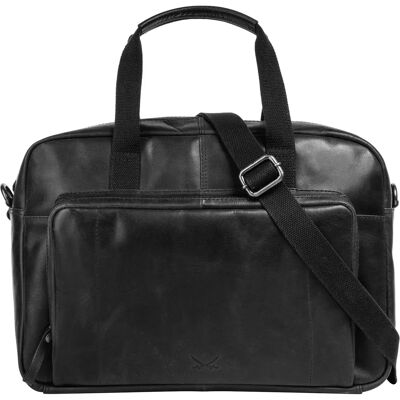 Sansibar Aktentasche - Echtes Leder, Laptop, Verstellbarer Gurt Sansibar Aktentasche - Echtes Leder, Laptop, Verstellbarer Gurt