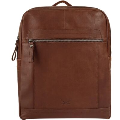 Sansibar Laptoprucksack - echtes Leder - 28x34x10cm - Unisex Sansibar Laptoprucksack - echtes Leder - 28x34x10cm - Unisex