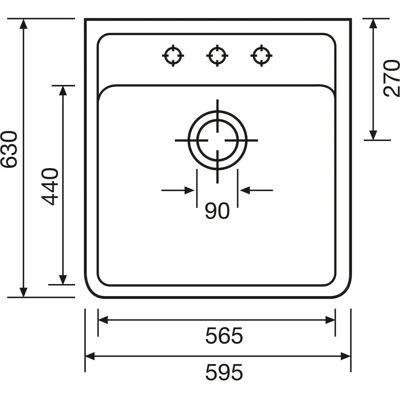 Villeroy & Boch Villeroy&boch - Chiuvetă de bucătărie CeramicPlus albă - Chiuvetă de Bucătărie Villeroy & Boch Villeroy&boch - Chiuvetă de bucătărie CeramicPlus albă - Chiuvetă de Bucătărie