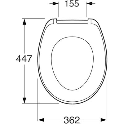 Gustavsberg Saval Toiletbræt - Rustfri beslag, Holdbart materiale Gustavsberg Saval Toiletbræt - Rustfri beslag, Holdbart materiale