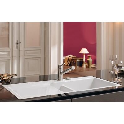 Villeroy & Boch Subway Spüle mit rechtem Becken - Excenter Betätigung Villeroy & Boch Subway Spüle mit rechtem Becken - Excenter Betätigung