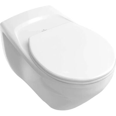 Capace pentru toaletă Villeroy & Boch O.novo - Alb Alpin, Balama din oțel inoxidabil Capace pentru toaletă Villeroy & Boch O.novo - Alb Alpin, Balama din oțel inoxidabil