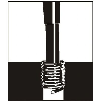 VOLKEL - V-Coil M2x0.4-2D - Edelstahl - Gewindeeinsatz VOLKEL - V-Coil M2x0.4-2D - Edelstahl - Gewindeeinsatz