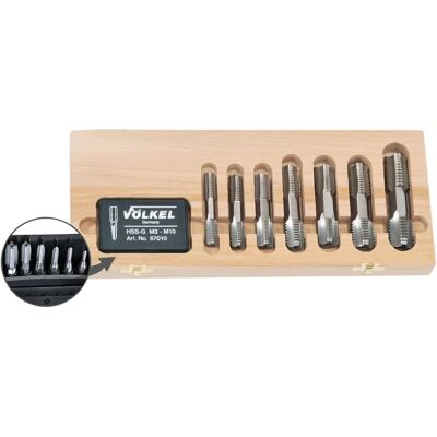 Völkel Set di Maschi HexTap M3-M20 - Strumenti di Precisione Völkel Set di Maschi HexTap M3-M20 - Strumenti di Precisione