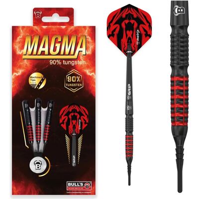 Bulls - Magma - Noir - Rouge - Darts - Publicité Bulls - Magma - Noir - Rouge - Darts - Publicité