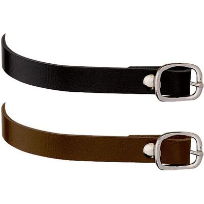 Lanières en Cuir pour Sperons Noires - Accessoires de Selle - Publicité Lanières en Cuir pour Sperons Noires - Accessoires de Selle - Publicité