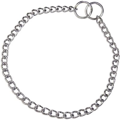 Collier pour Chien HS Sprenger Argenté - Liens Torsadés 60cm Collier pour Chien HS Sprenger Argenté - Liens Torsadés 60cm