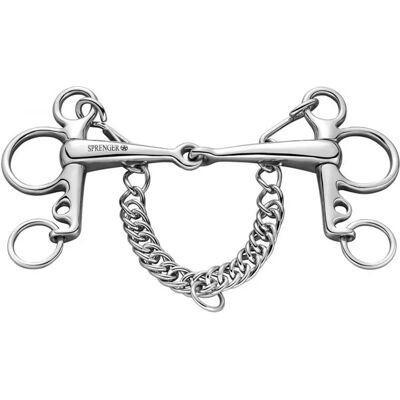 Pelham Niro de Sprenger en Acero Inoxidable 16 mm - Equipo para Caballos Pelham Niro de Sprenger en Acero Inoxidable 16 mm - Equipo para Caballos