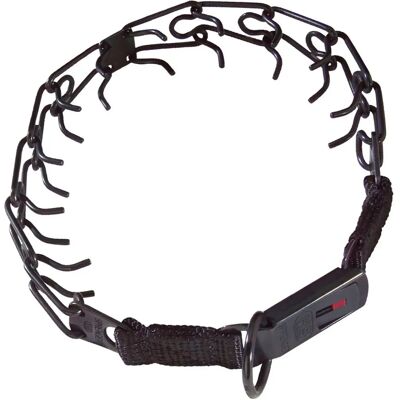 Collier pour chiens en acier inoxydable noir Hs Sprenger - Collier de punition - Publicité Collier pour chiens en acier inoxydable noir Hs Sprenger - Collier de punition - Publicité