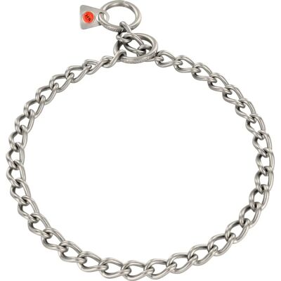 Collar para Perro Hs Sprenger Plateado - 3 mm Enlaces Retorcidos - 65 cm Collar para Perro Hs Sprenger Plateado - 3 mm Enlaces Retorcidos - 65 cm