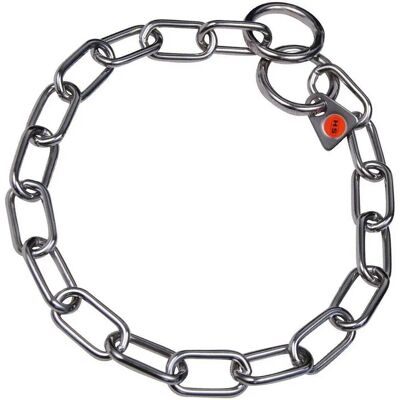 HS Sprenger Stainless Steel Dog Collar - Semi-long 44cm HS Sprenger Stainless Steel Dog Collar - Semi-long 44cm
