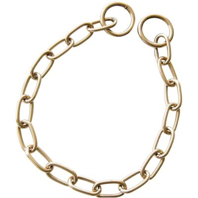 Collier de Choke en Acier Chromé à Liens Courts - Collier pour Chien Collier de Choke en Acier Chromé à Liens Courts - Collier pour Chien
