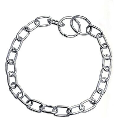Hs Sprenger Silver Dog Collar - 65cm Short Links Hs Sprenger Silver Dog Collar - 65cm Short Links