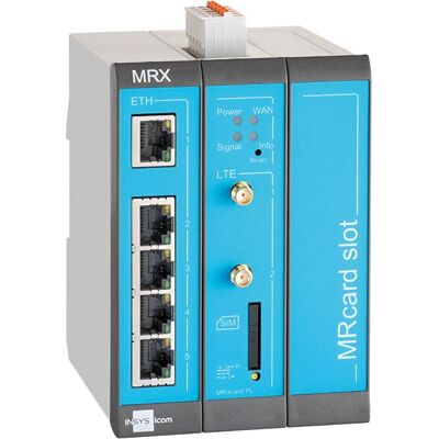 Insys Microelectronics MRX3 LTE - Schneller Ethernet - Blau, Grau - Kabelrouter Insys Microelectronics MRX3 LTE - Schneller Ethernet - Blau, Grau - Kabelrouter