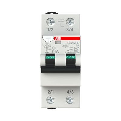 ABB - DS202CR B10 A30 - 6A - B-type - RCD - Publicité ABB - DS202CR B10 A30 - 6A - B-type - RCD - Publicité