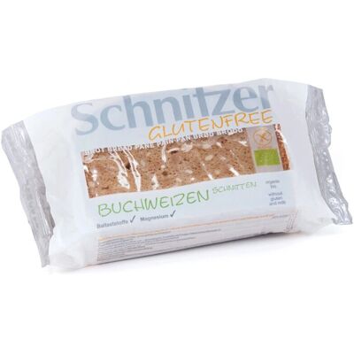 Pan de trigo sarraceno sin gluten orgánico - Schnitzer 250 g Pan de trigo sarraceno sin gluten orgánico - Schnitzer 250 g