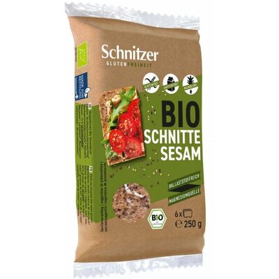 Pan de sésamo de trigo sarraceno sin gluten orgánico - Pan Pan de sésamo de trigo sarraceno sin gluten orgánico - Pan