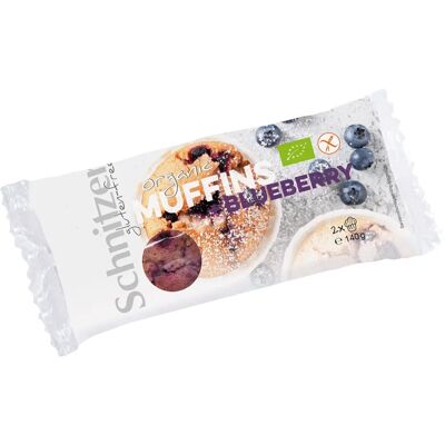Muffin de arándanos sin gluten - Schnitzer Snack Orgánico Muffin de arándanos sin gluten - Schnitzer Snack Orgánico