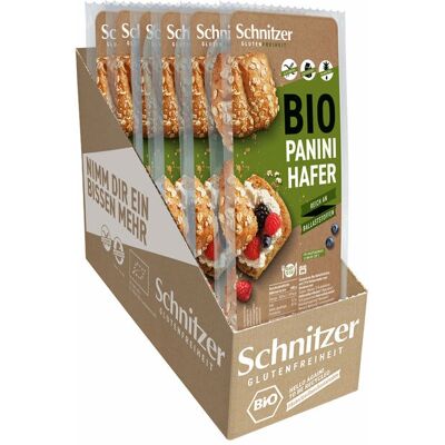 Schnitzer Pan de Panini con Avena Sin Gluten - 180g Schnitzer Pan de Panini con Avena Sin Gluten - 180g