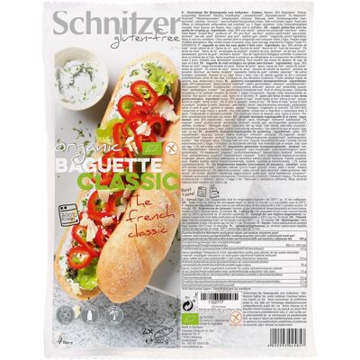Schnitzer 4585 pan baguette sin gluten - pan Schnitzer 4585 pan baguette sin gluten - pan