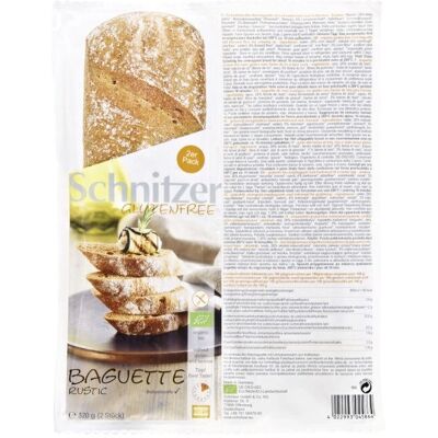 Schnitzer 4586 Cracker - Baguette rústica sin gluten Schnitzer 4586 Cracker - Baguette rústica sin gluten