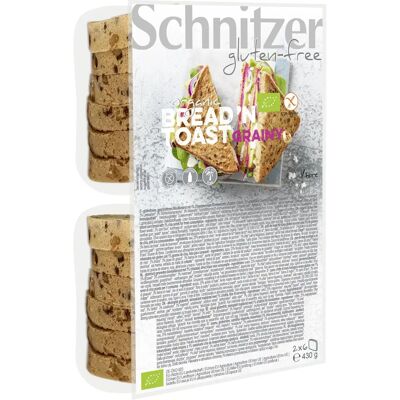 Schnitzer Pan Integral Sin Gluten - 430g Schnitzer Pan Integral Sin Gluten - 430g