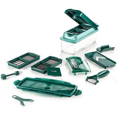 Genius Nicer Dicer Plus 14 piezas - Herramienta de cocina para verduras y frutas Genius Nicer Dicer Plus 14 piezas - Herramienta de cocina para verduras y frutas