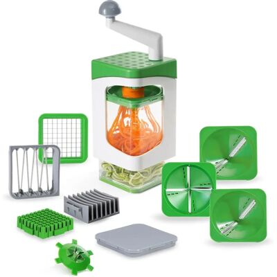 Nicer Dicer Julietti - Grönsaksspiralizer - 7-i-1 Kökens Verktyg Nicer Dicer Julietti - Grönsaksspiralizer - 7-i-1 Kökens Verktyg