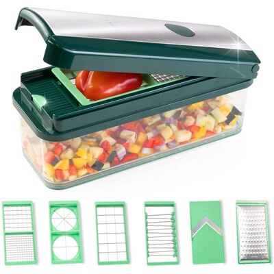 Genius Nicer Dicer Exkluzív - 15 részes konyhai készlet - Konyhai eszköz Genius Nicer Dicer Exkluzív - 15 részes konyhai készlet - Konyhai eszköz