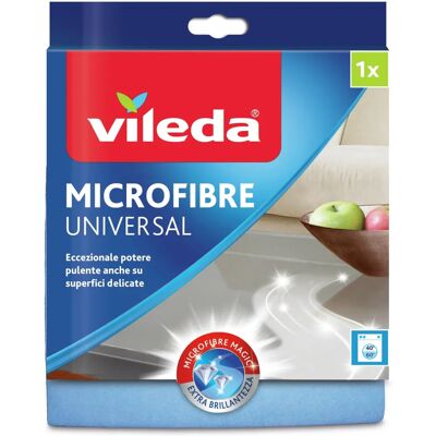 Panno Microfibra Universale Vileda - Microfibra - Blu Panno Microfibra Universale Vileda - Microfibra - Blu