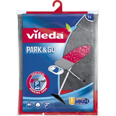 Vileda Vasalódeszka fedő - 130x45cm, Zöld Szürke, Hab Pamut Vileda Vasalódeszka fedő - 130x45cm, Zöld Szürke, Hab Pamut