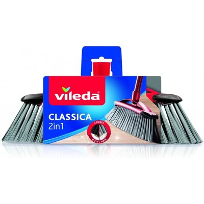 Vileda 141256 - Scopa - Uso interno/esterno, Spazzole dure - Polipropilene Vileda 141256 - Scopa - Uso interno/esterno, Spazzole dure - Polipropilene