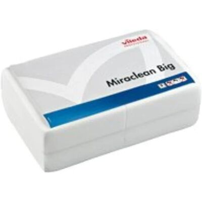 Éponge de nettoyage Miraclean Vileda - 12x7,5x3,8cm - Blanc - Éponge de nettoyage - Publicité Éponge de nettoyage Miraclean Vileda - 12x7,5x3,8cm - Blanc - Éponge de nettoyage - Publicité