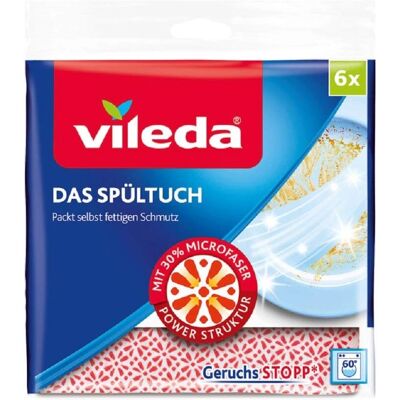 Set di Canovacci in Microfibra Vileda - Pack da 6 Panni Assorbenti Set di Canovacci in Microfibra Vileda - Pack da 6 Panni Assorbenti