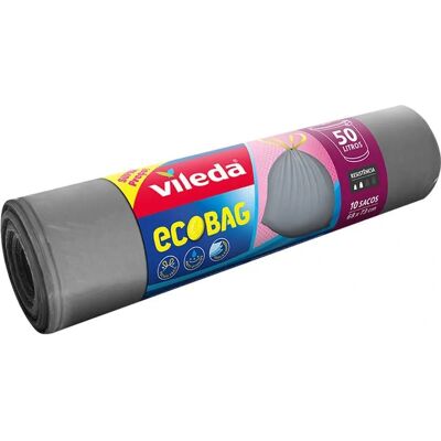 Vileda Ecobag 50L Grau - Mülleimerbeutel Vileda Ecobag 50L Grau - Mülleimerbeutel