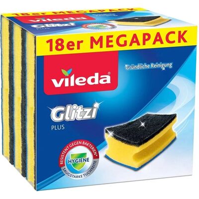 Vileda Glitzi MEGA-PACK 18 unidades - Esponja de limpieza Vileda Glitzi MEGA-PACK 18 unidades - Esponja de limpieza