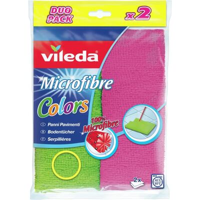 Ensemble de Chiffons Microfibre Vileda - Nettoyage Efficace - Type de Sol Ensemble de Chiffons Microfibre Vileda - Nettoyage Efficace - Type de Sol