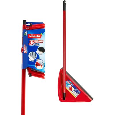 Vileda 160498 Long Handle Broom and Dustpan - Broom and Dustpan Vileda 160498 Long Handle Broom and Dustpan - Broom and Dustpan