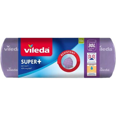 Vileda Lavender 30L Trash Bags - Trash Bags Vileda Lavender 30L Trash Bags - Trash Bags