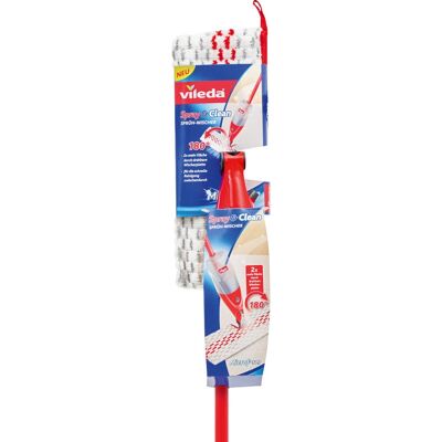 Vileda 152921 Mop Microfibra - Molhado e Seco, Vermelho, XL - Mop Vileda 152921 Mop Microfibra - Molhado e Seco, Vermelho, XL - Mop