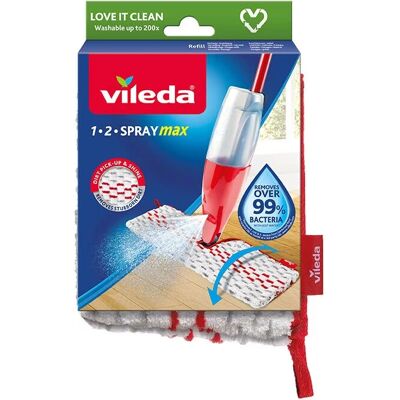 Acessório de Mop Vileda 164016 - Vermelho, Branco - Almofada de Mop Acessório de Mop Vileda 164016 - Vermelho, Branco - Almofada de Mop