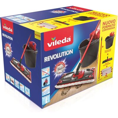 Vileda 158575 Eimer-System Mop - Einzelner Tank, Farboptionen Vileda 158575 Eimer-System Mop - Einzelner Tank, Farboptionen