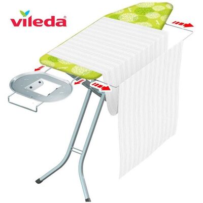 Tabla de Planchar Vileda Perfect - 122x44cm Verde 2 en 1 Tabla de Planchar Vileda Perfect - 122x44cm Verde 2 en 1